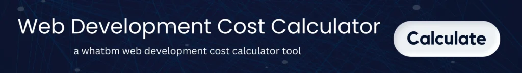 web development cost calculator