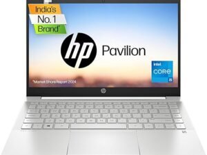 HP Pavilion 14 11th Gen Intel Core i5 14 inches Laptop, 8GB RAM/512GB SSD FHD IPS Micro-Edge Display/Iris Xe Graphics/Backlit KB/B&O Audio/Alexa/Windows 11 Home/Thin & Light/1.41kg, 14-dv1000TU