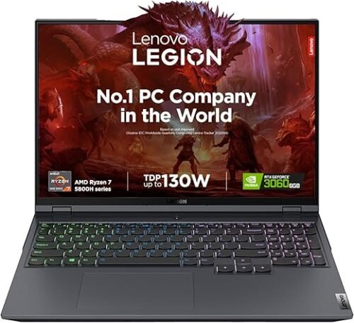 Lenovo Legion 5 Pro AMD Ryzen 7 5800H (16GB/1TB SSD) NVIDIA GeForce RTX 3060, 82JQ00JCIN